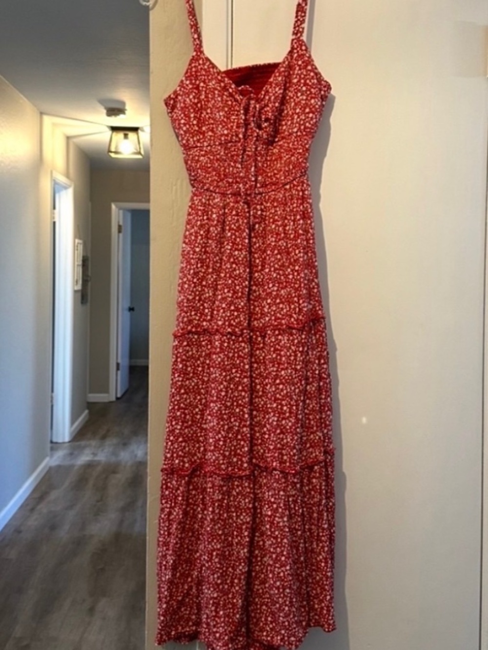 Hollister knit open back midi dress